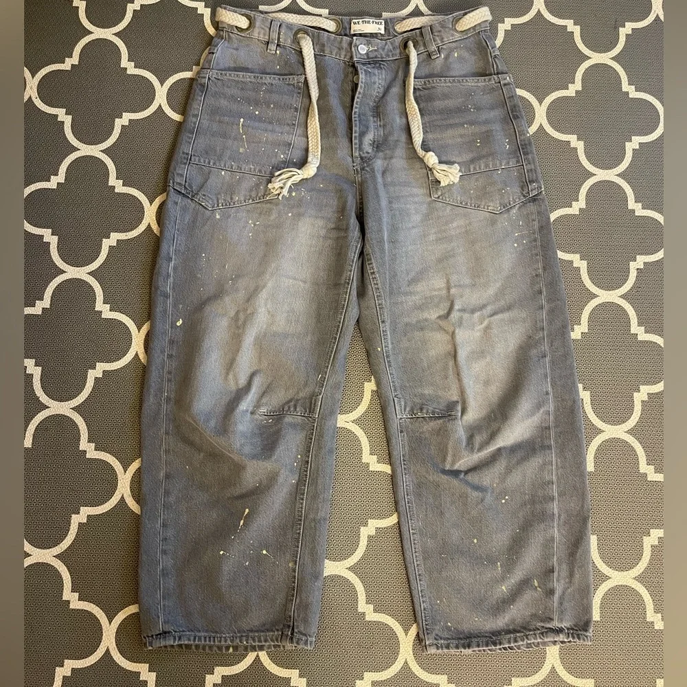 Free People Moxie Barrel Jeans 31 - Picture 2 of 4